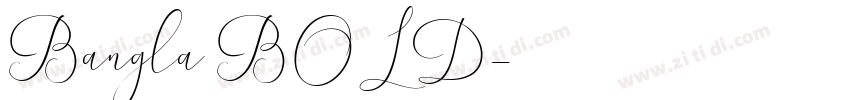 Bangla BOLD字体转换